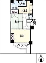 サンハイム池下  ｜ 愛知県名古屋市千種区春岡1丁目（賃貸マンション1LDK・5階・45.87㎡） その2