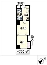 ＶＩＡ　141  ｜ 愛知県名古屋市西区名駅2丁目（賃貸マンション2K・8階・37.66㎡） その2