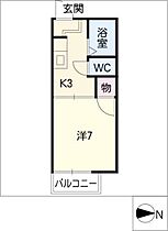 シャンポールこめの  ｜ 愛知県名古屋市中村区下米野町2丁目（賃貸アパート1K・2階・21.18㎡） その2