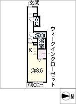 アムール東枇杷島  ｜ 愛知県名古屋市西区枇杷島1丁目（賃貸アパート1R・1階・28.50㎡） その2