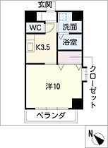 ウェストショコラ  ｜ 愛知県名古屋市西区新道1丁目（賃貸マンション1K・5階・32.80㎡） その2