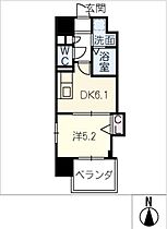 エルミナグラン  ｜ 愛知県名古屋市西区菊井1丁目（賃貸マンション1DK・10階・29.03㎡） その2