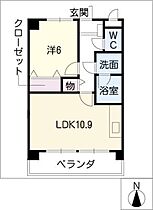 ＪＵＯＮ  ｜ 愛知県名古屋市西区則武新町2丁目（賃貸マンション1LDK・1階・41.92㎡） その2