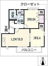 グランシャリオ城北  ｜ 愛知県名古屋市西区城北町1丁目（賃貸アパート2LDK・2階・49.86㎡） その2