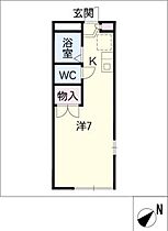 パレスＹ・Ｋ  ｜ 愛知県清須市桃栄3丁目（賃貸アパート1R・2階・19.87㎡） その2