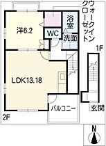 ラフィネ・ドミールＡ棟  ｜ 愛知県名古屋市港区高木町2丁目（賃貸アパート1LDK・2階・49.06㎡） その2