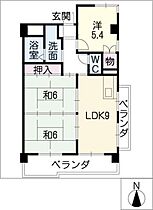 グランドハイツ南十一番町  ｜ 愛知県名古屋市港区南十一番町3丁目（賃貸マンション3LDK・4階・60.48㎡） その2