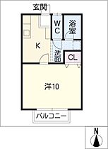 ハイム中出  ｜ 愛知県名古屋市熱田区中出町1丁目（賃貸アパート1K・1階・33.00㎡） その2