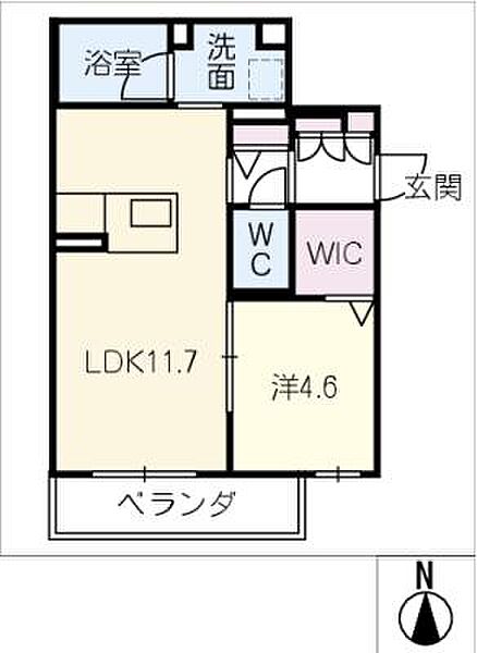 山紫水明 ｜愛知県名古屋市中川区運河通1丁目(賃貸マンション1LDK・2階・41.03㎡)の写真 その2