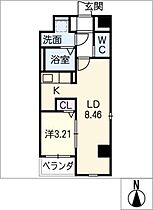 Ｂ・Ｂ・Ｐａｒｋ  ｜ 愛知県名古屋市中区正木2丁目（賃貸マンション1LDK・3階・34.71㎡） その2