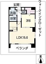 ＥＳＳＥ東別院  ｜ 愛知県名古屋市中区伊勢山1丁目（賃貸マンション1LDK・6階・49.98㎡） その2