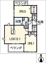 メゾン・ド・アルモニー月島  ｜ 愛知県名古屋市中川区月島町（賃貸マンション2LDK・3階・61.06㎡） その2