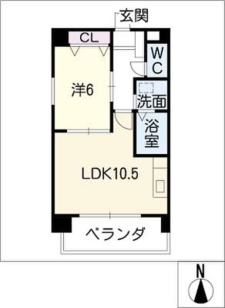 グランドベア本地 ｜愛知県名古屋市南区寺部通4丁目(賃貸マンション1LDK・1階・39.36㎡)の写真 その2