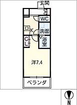 ＮＥＵＡ　ＮＡＲＵＭＩ  ｜ 愛知県名古屋市緑区鳴海町字上汐田（賃貸マンション1K・8階・24.75㎡） その2