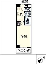 アイリス・Ｋ  ｜ 愛知県名古屋市緑区鳴海町字上汐田（賃貸マンション1K・4階・29.43㎡） その2