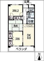 エスペランサ左京山 0202 ｜ 愛知県名古屋市緑区曽根2丁目409（賃貸マンション3LDK・3階・63.72㎡） その2