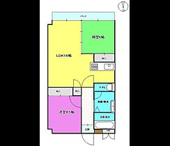 グランドハイツ浦里 0802 ｜ 愛知県名古屋市緑区浦里1丁目160（賃貸マンション2LDK・8階・59.37㎡） その2