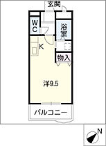 ミレニアムＫ  ｜ 愛知県名古屋市緑区桶狭間南（賃貸アパート1R・2階・24.50㎡） その2