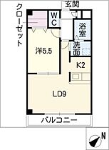 ソレール　ヤマグチ  ｜ 愛知県名古屋市緑区大根山1丁目（賃貸マンション1LDK・1階・41.50㎡） その2