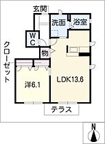 オランジュ太子　イースト  ｜ 愛知県名古屋市緑区太子3丁目（賃貸アパート1LDK・1階・46.71㎡） その2