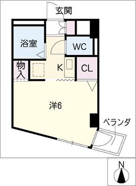 サンパーク上前津 ｜愛知県名古屋市中区大須4丁目(賃貸マンション1R・11階・20.44㎡)の写真 その2