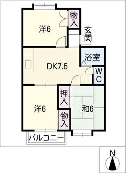 ステータス31 ｜愛知県名古屋市北区上飯田北町3丁目(賃貸アパート3DK・2階・52.99㎡)の写真 その2