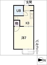 タウニー六社  ｜ 愛知県名古屋市東区矢田南2丁目（賃貸アパート1K・2階・21.18㎡） その2