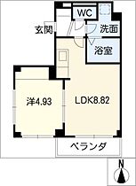 Ｂｌｕｅ　Ｓｑｕａｒｅ  ｜ 愛知県名古屋市東区芳野1丁目（賃貸マンション1LDK・2階・32.17㎡） その2