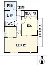 グレースディアス  ｜ 愛知県名古屋市北区上飯田南町1丁目（賃貸アパート1LDK・2階・48.00㎡） その2