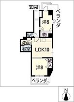 アネックス徳川  ｜ 愛知県名古屋市東区徳川2丁目（賃貸マンション2LDK・5階・49.41㎡） その2