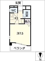 サクラハイツ  ｜ 愛知県名古屋市守山区茶臼前（賃貸マンション1K・2階・24.30㎡） その2