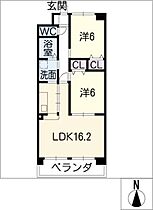 CASTELLO DI KANON  ｜ 愛知県名古屋市守山区小幡宮ノ腰（賃貸マンション2LDK・1階・60.48㎡） その2