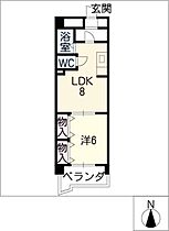 プロファイブ大森  ｜ 愛知県名古屋市守山区大森1丁目（賃貸マンション1LDK・2階・35.00㎡） その2