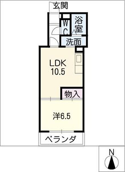 ＣＨＡＲＩＴＥ星ヶ丘 ｜愛知県名古屋市名東区名東本通2丁目(賃貸マンション1LDK・2階・40.40㎡)の写真 その2