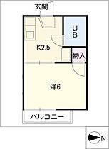 ジュネス幸川  ｜ 愛知県名古屋市千種区幸川町1丁目（賃貸アパート1K・1階・19.87㎡） その2