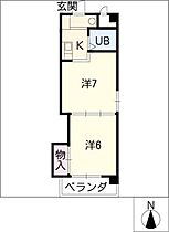 サンビーム藤成  ｜ 愛知県名古屋市千種区幸川町2丁目（賃貸マンション2K・2階・29.89㎡） その2