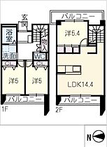 ピア本山  ｜ 愛知県名古屋市千種区春里町3丁目（賃貸マンション3LDK・2階・84.06㎡） その2