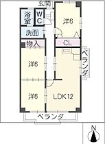 第三栄和マンション  ｜ 愛知県名古屋市千種区日和町1丁目（賃貸マンション3LDK・3階・73.30㎡） その2