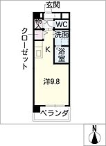 クレスト大島  ｜ 愛知県名古屋市千種区大島町2丁目（賃貸マンション1R・1階・24.90㎡） その2