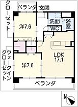 ＯＪコンフォート  ｜ 愛知県名古屋市千種区清住町1丁目（賃貸マンション2LDK・2階・72.80㎡） その2