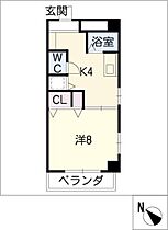 グレン清友本山  ｜ 愛知県名古屋市千種区橋本町1丁目（賃貸マンション1K・2階・29.70㎡） その2