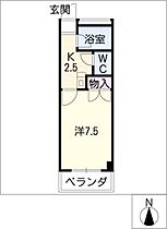 服部マンション  ｜ 愛知県名古屋市千種区本山町3丁目（賃貸マンション1K・3階・22.66㎡） その2