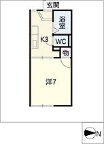 ＴＯＷＮ若草  ｜ 愛知県名古屋市名東区本郷2丁目（賃貸アパート1K・1階・21.00㎡） その2