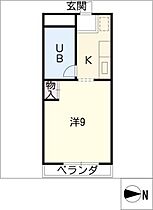 レスポアール上社  ｜ 愛知県名古屋市名東区社台3丁目（賃貸マンション1K・1階・22.80㎡） その2