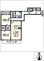 ＳＯＬＡＮＡ  ｜ 愛知県名古屋市名東区宝が丘（賃貸マンション2LDK・3階・69.05㎡） その2