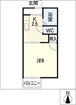 サンライズ長湫  ｜ 愛知県長久手市塚田（賃貸アパート1K・1階・24.71㎡） その2