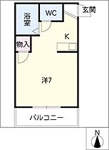 パストラル北山  ｜ 愛知県名古屋市昭和区北山町1丁目（賃貸アパート1R・2階・21.75㎡） その2