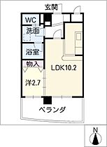 アルファパル阿由知通  ｜ 愛知県名古屋市昭和区阿由知通2丁目（賃貸マンション1LDK・3階・33.50㎡） その2