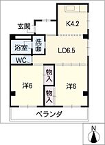 レジデンス吹上  ｜ 愛知県名古屋市昭和区吹上町2丁目（賃貸マンション2LDK・4階・48.00㎡） その2