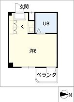 フォーブル御器所  ｜ 愛知県名古屋市昭和区天神町2丁目（賃貸マンション1K・4階・15.40㎡） その2